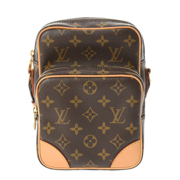 LOUIS VUITTON Monogram Amazon Brown Canvas Shoulder Bag